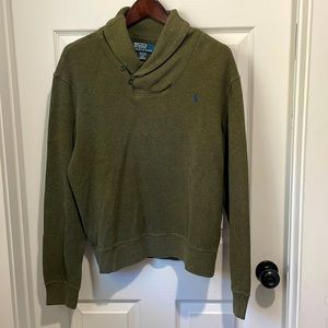 Polo Ralph Lauren Shawl Collar Sweater Men’s Green Large